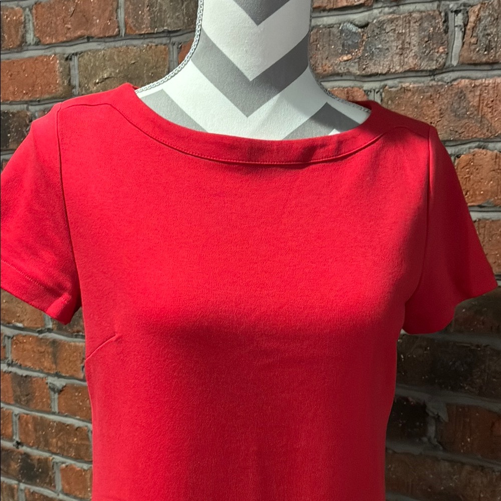 Talbots Red Women's Dress. Size Small. - Picture 2 of 11